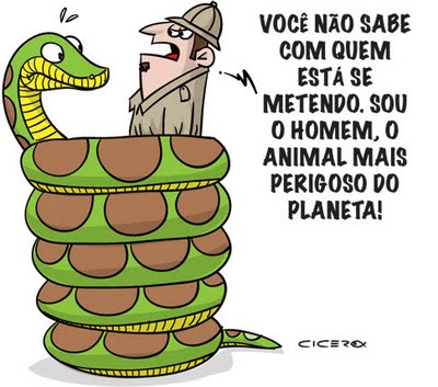 charge cobra homem