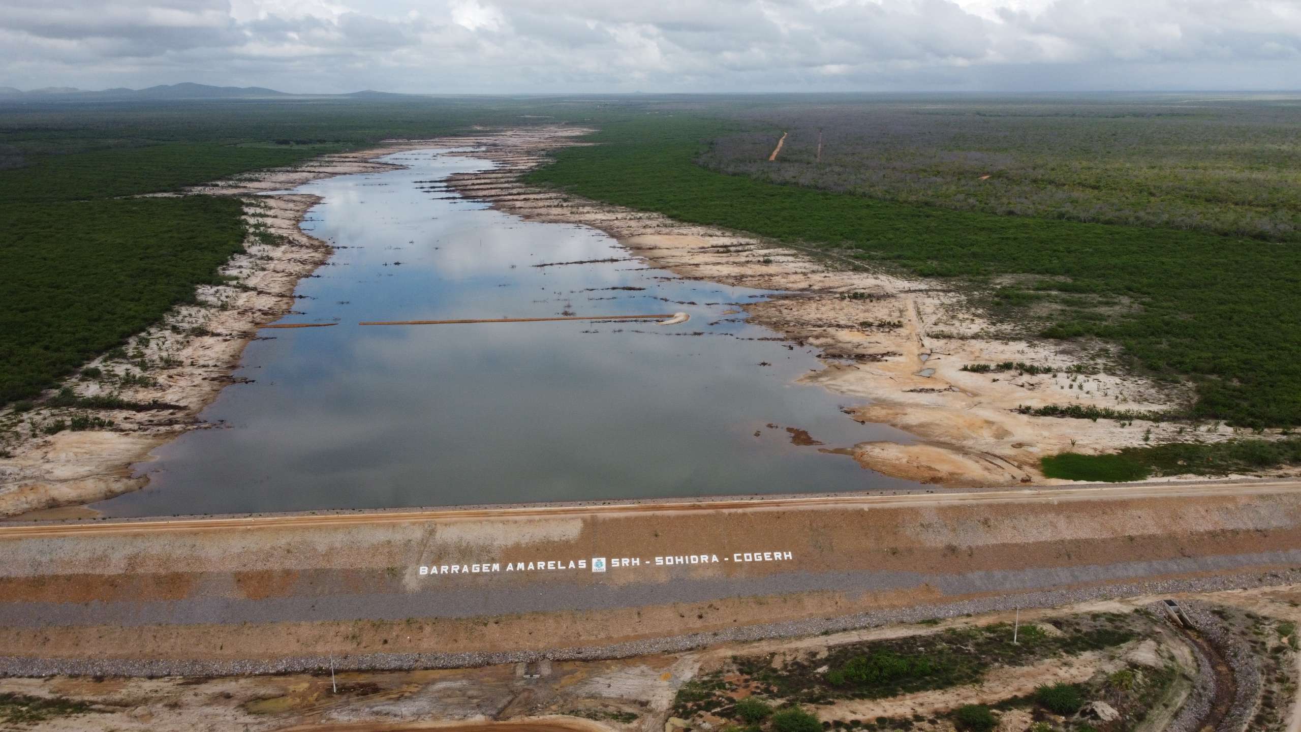 Inaugurada, Barragem Amarelas vai beneficiar Beberibe e Fortim